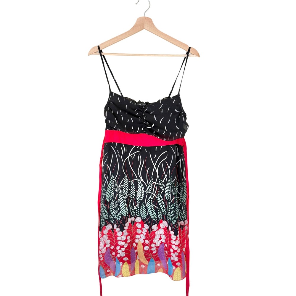 Vintage Wet Seal Floral Empire Waist Midi Dress Size Medium